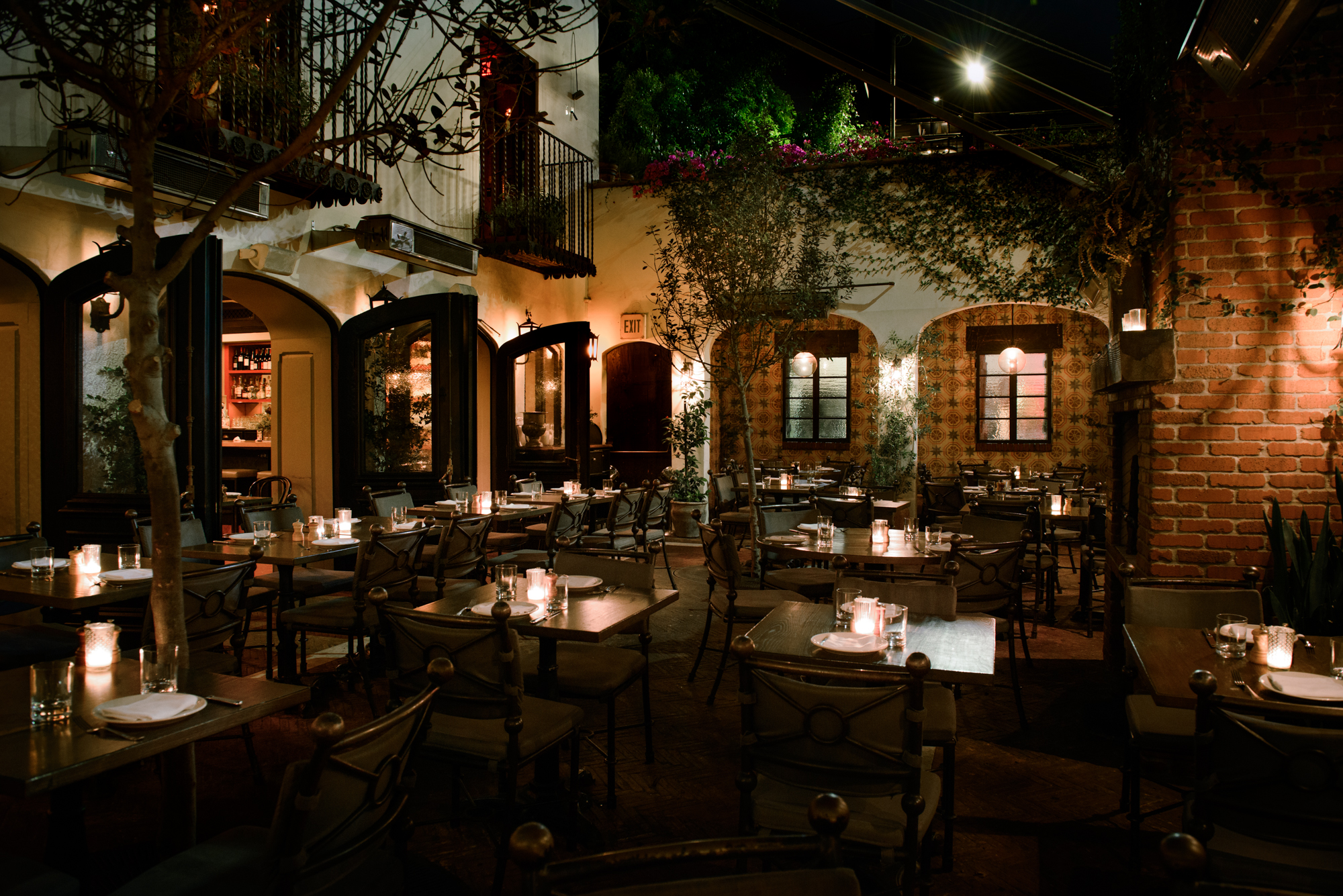 a.o.c. patio at night